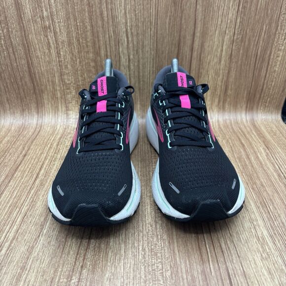Brooks Ghost 14 Women’s Size 10 B Black Pink Yucca Running Shoes Sneakers - Picture 2 of 8
